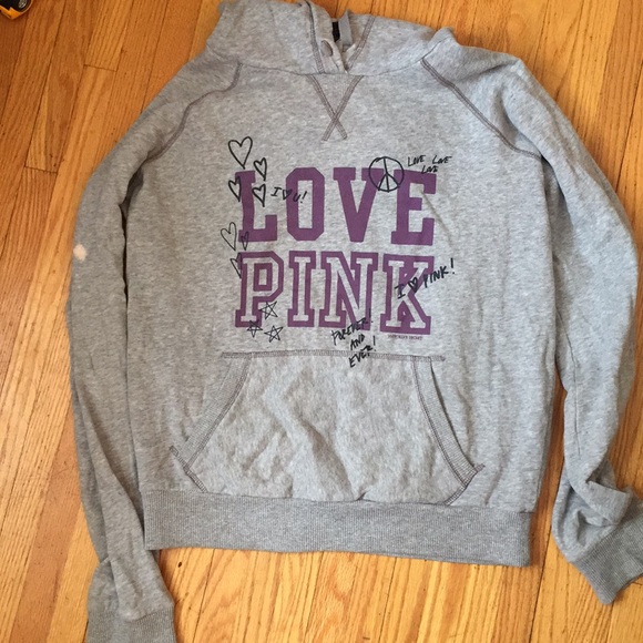 SOLD —- PINK hoodie - Picture 2 of 3